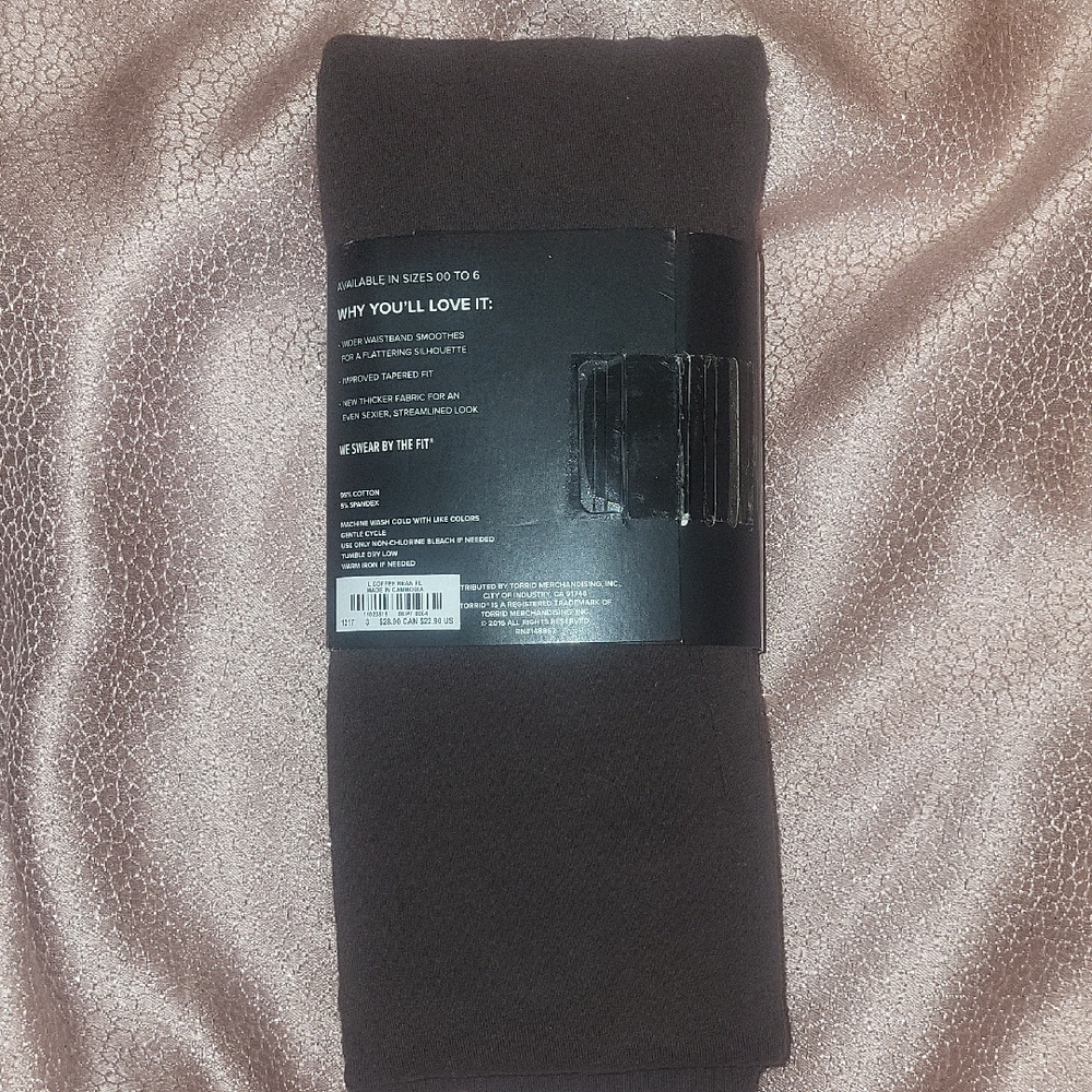 Torrid Brown Full-Length Leggings 3X - Picture 5 of 6